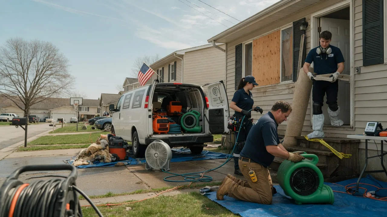 Water Damage Restoration in Rhoadesville, VA near me